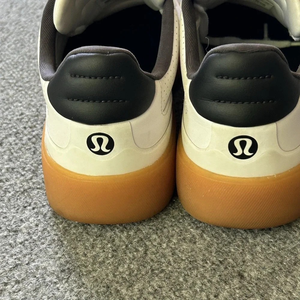 Lululemon Shoes Mens 11.5 Cityverse Perforated White Leather Gum Sneaker